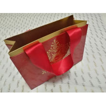 Paper Shopping Bag for Packaging with glue Handle